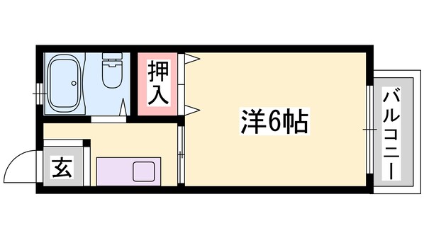 東辻井ハイツの物件間取画像